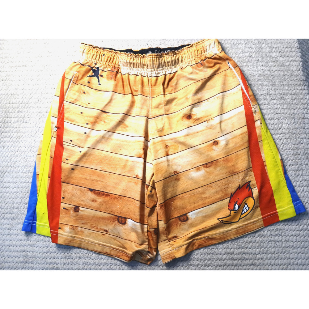 Lacrosse Unlimited Shorts Men's Size 30 Brown 9.5" Inseam Woodpecker Peckers VNT